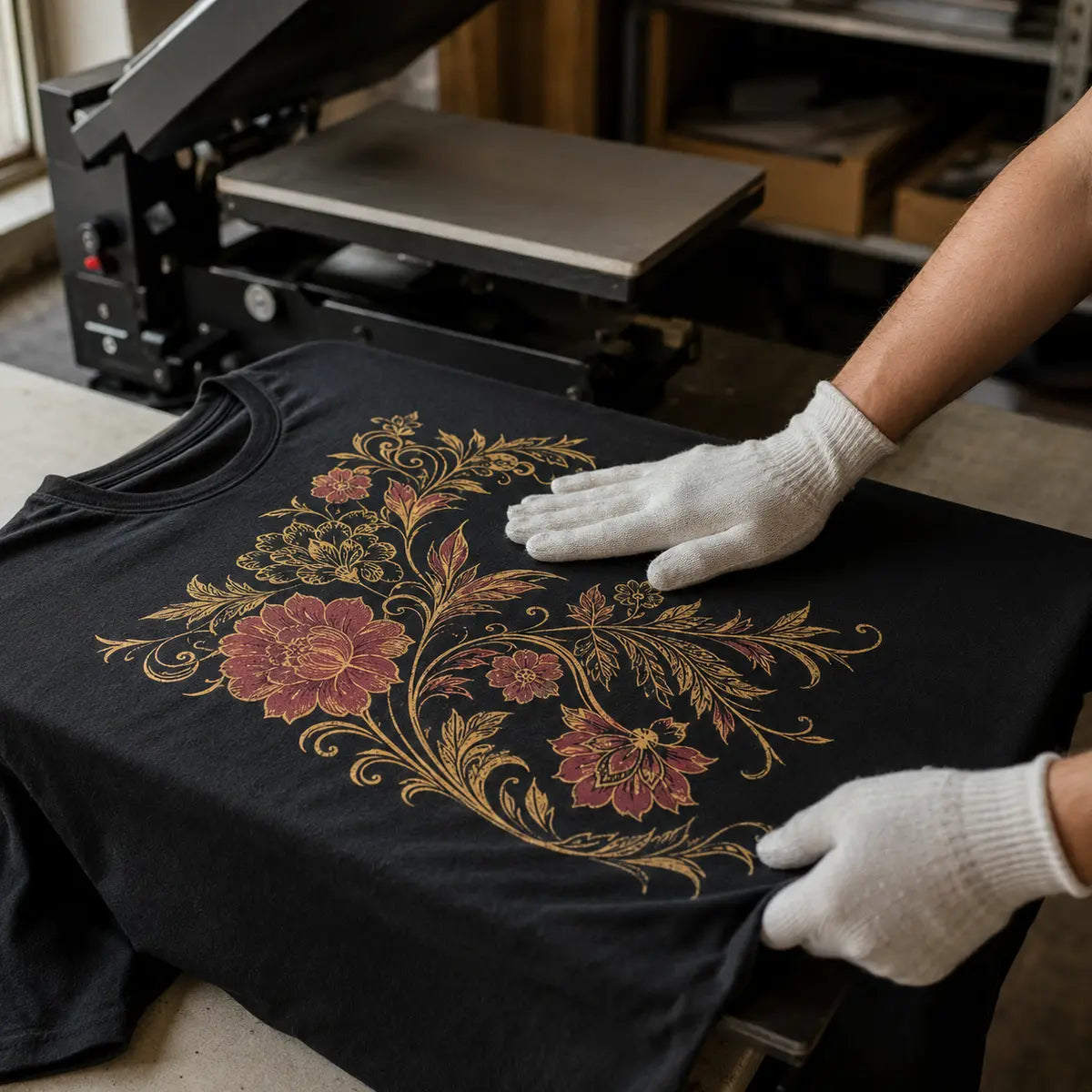 Custom DTF printing process