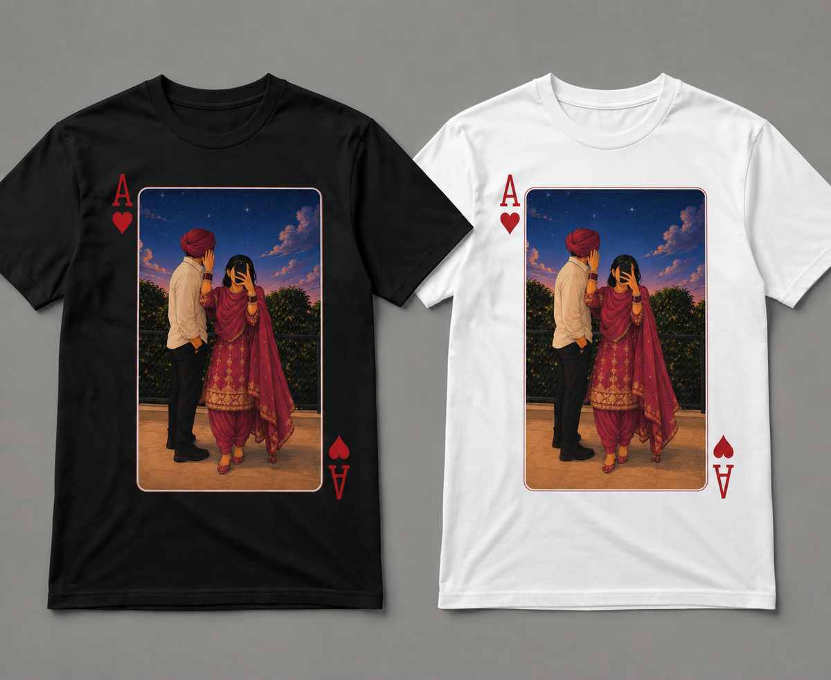 Ace of Hearts Couple Tee