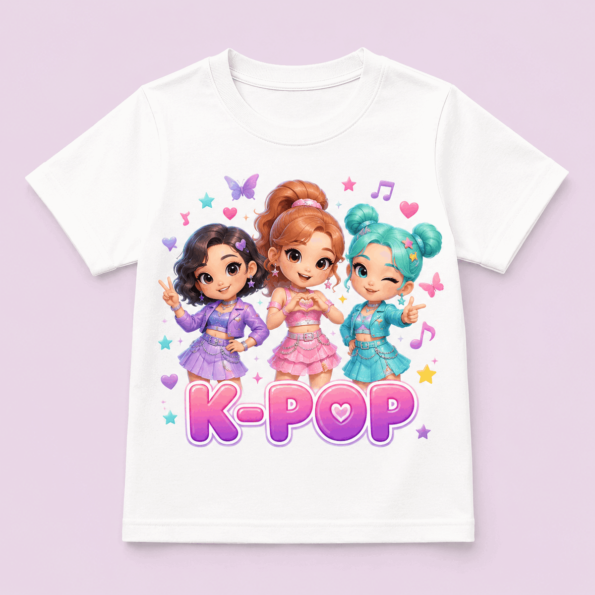 Kids K-Pop Crew Tee