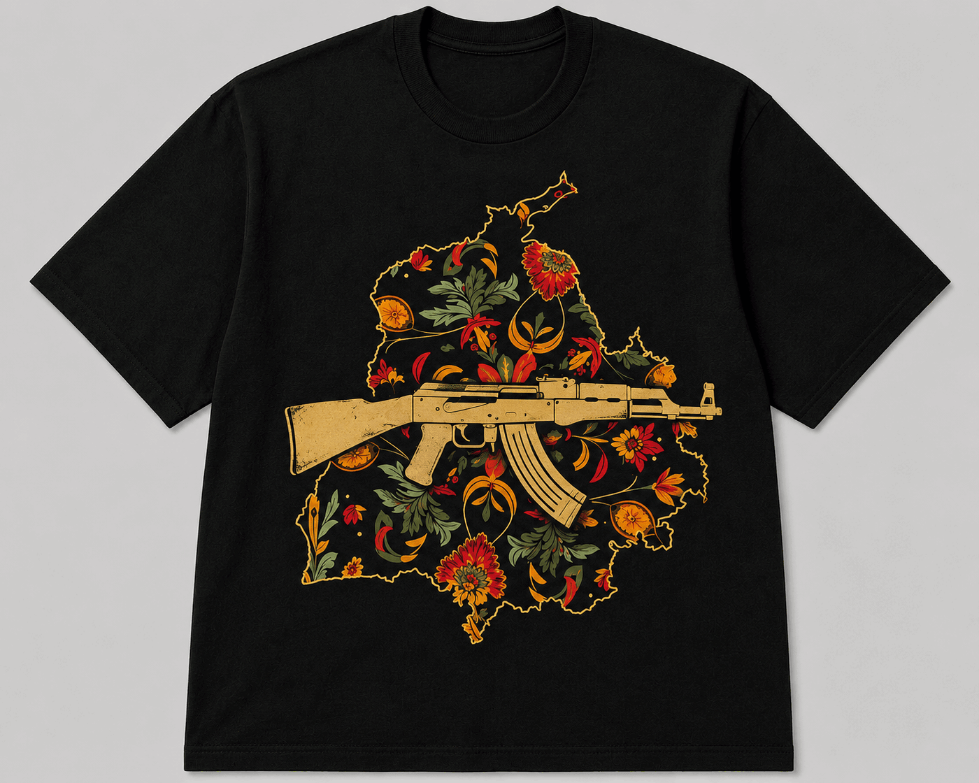 Punjab Floral Statement Tee