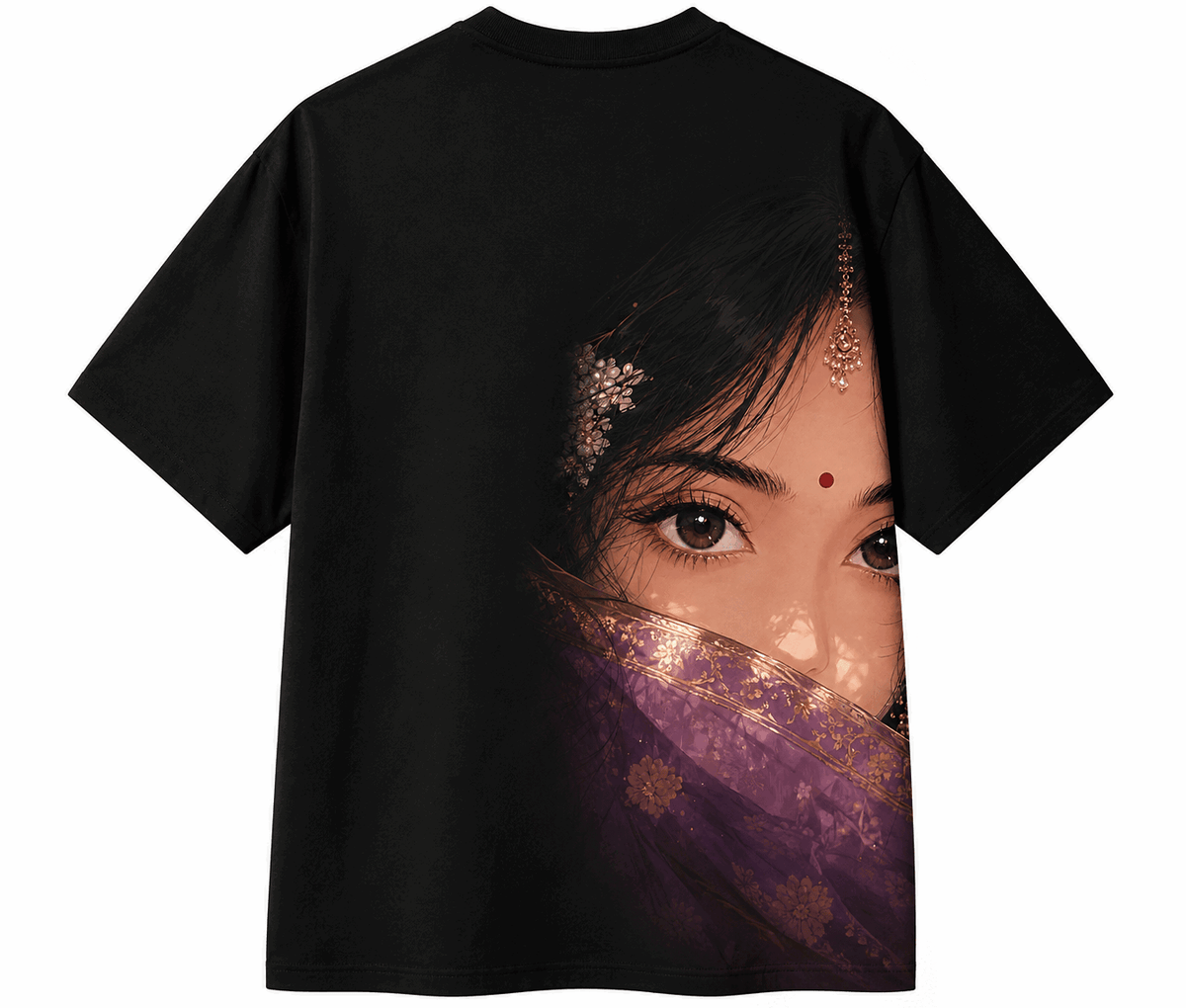Purple Portrait Back Tee